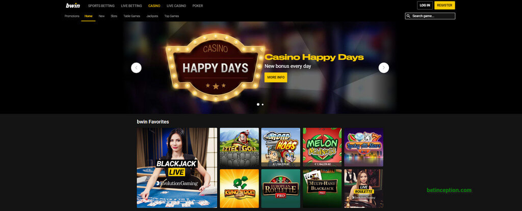 How to sign up casino bwin