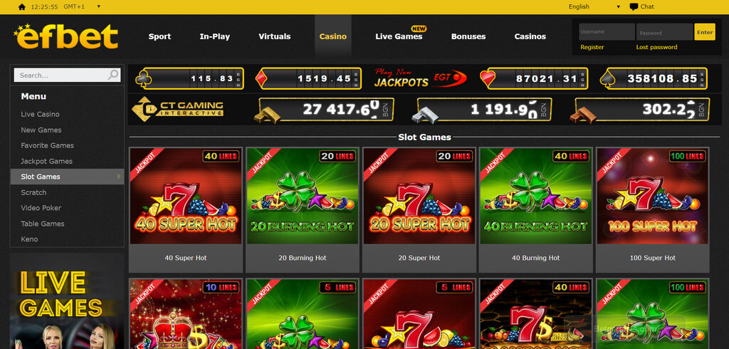 Online Casino Efbet
